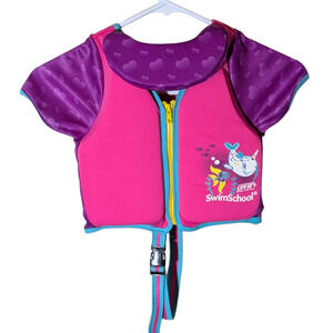 Swim school Used Child 30-50 Flotation Device Life Vest Graphic
